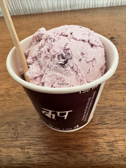 Blueberry vegan ice creamm  at Hang Over Takeaways in Pokhara