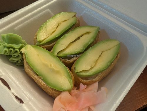 Avocado inari at HARU in Bloemfontein