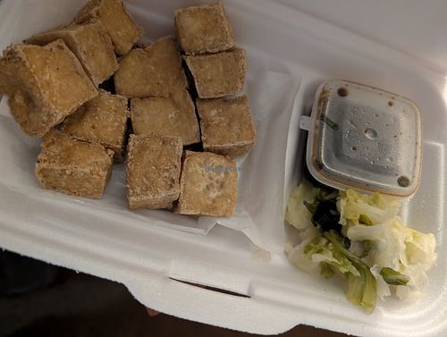 Fried tofu at HARU in Bloemfontein
