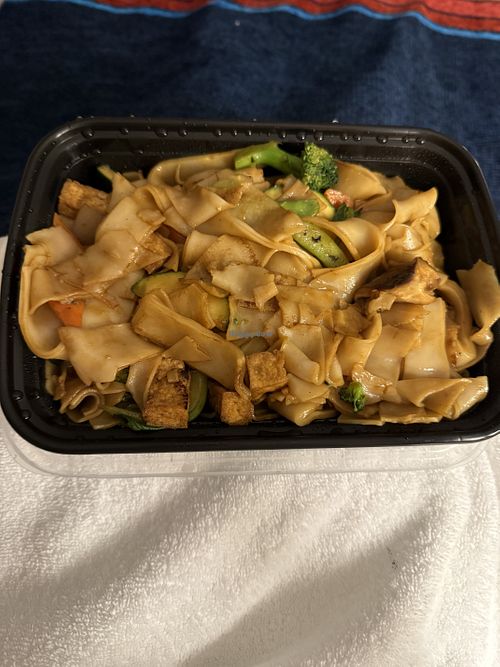 vegetable and tofu chow fun!  at Chi Chinese & Sushi Bar in Bend