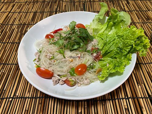 Glass noodle salad  at Fin Fin Food in Hua Hin