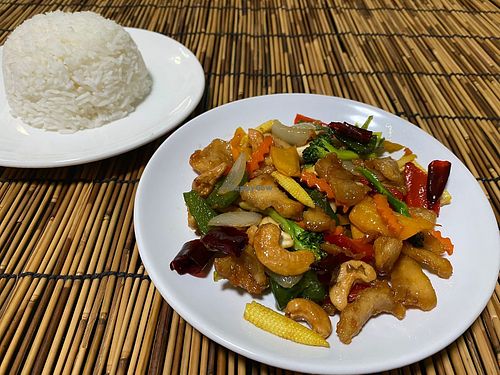 Chicken vegetables  at Fin Fin Food in Hua Hin