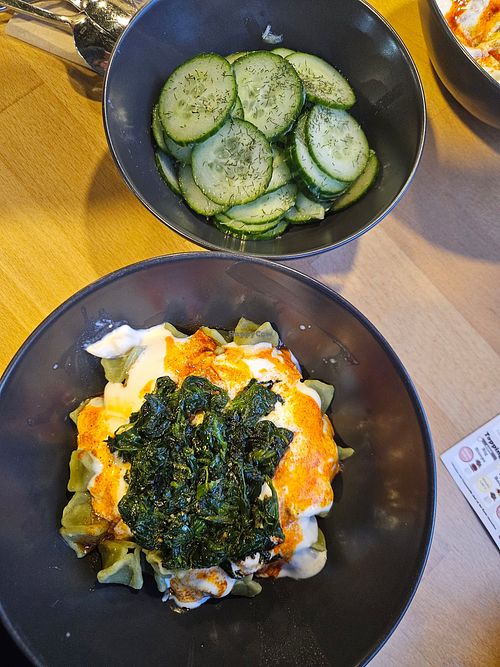 Vegan dumplings at Lezizel Manti - Heilbronn in Heilbronn