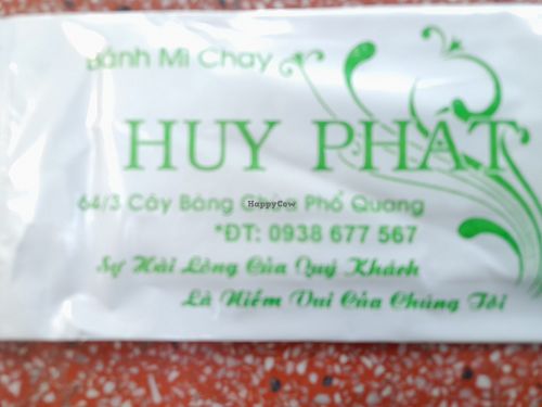 Details at Bánh Mì Chay Huy Phát Chùa Phổ Quang in Ho Chi Minh City