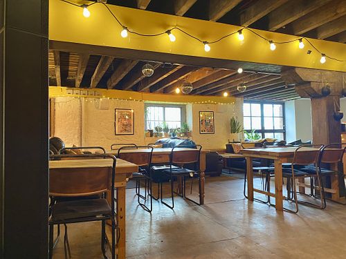 Inside seating   at Brew and Grind  in Newton Abbot