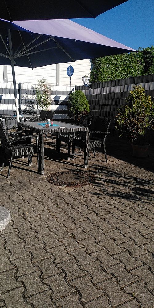 Außenbereich at Ristorante Capri in Limburgerhof