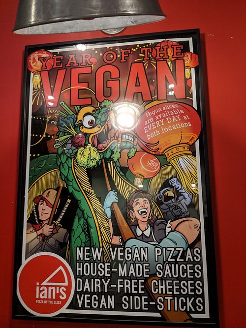 Year of the Vegan! at Ian's Pizza in Milwaukee