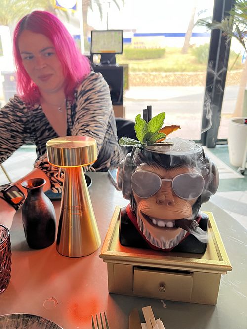 Monkey Business cocktail   at Iroko in Mallorca
