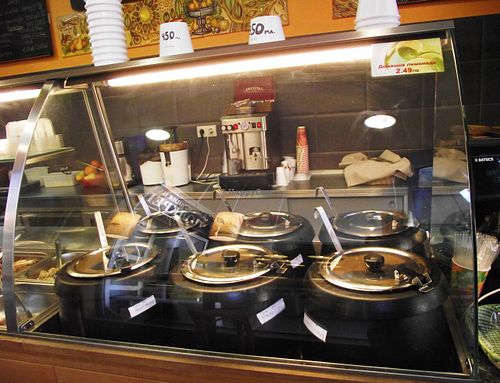 Soup bar - Six soups daily,at least 2 of them  Vegan at Soupateria - Garibaldi in Sofia