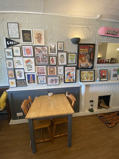 Cool alternative decor  at Burridge's in Torquay