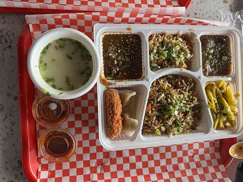 Vegan. Chinese Thaali  at Nepali Momos in Brampton