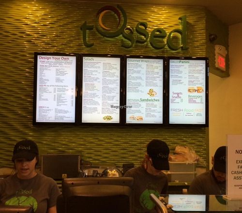 Menu at Tossed in Boca Raton