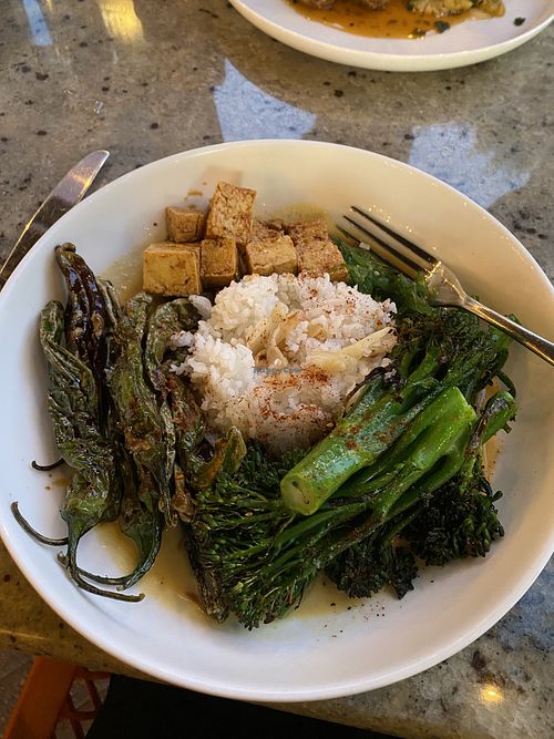 Coconut ginger power bowl  at Brass Kitchen & Bar in Steamboat Springs