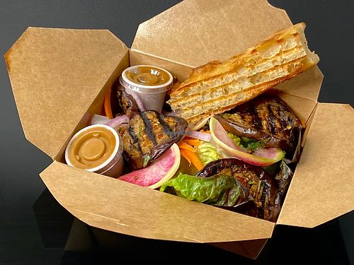 marinated eggplant salad - ricotta (takeout) at Due' Cucina  in Seattle