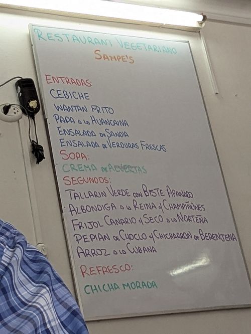  at Sampe's Restaurante Vegetariano in Lima