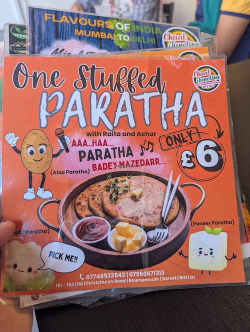  at Chaat Junction in Bournemouth