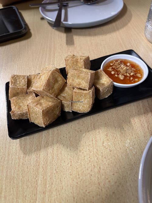 deep fried tofu  at Werri Thai Restaurant  in Gerringong