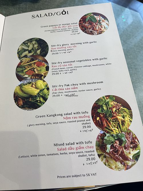 Menu  at Saigon House - Al Manhal in Abu Dhabi