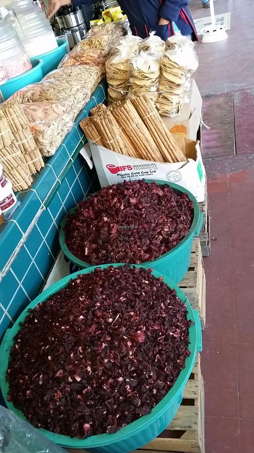 at the market at Mercado Miguel Hidalgo in Tijuana