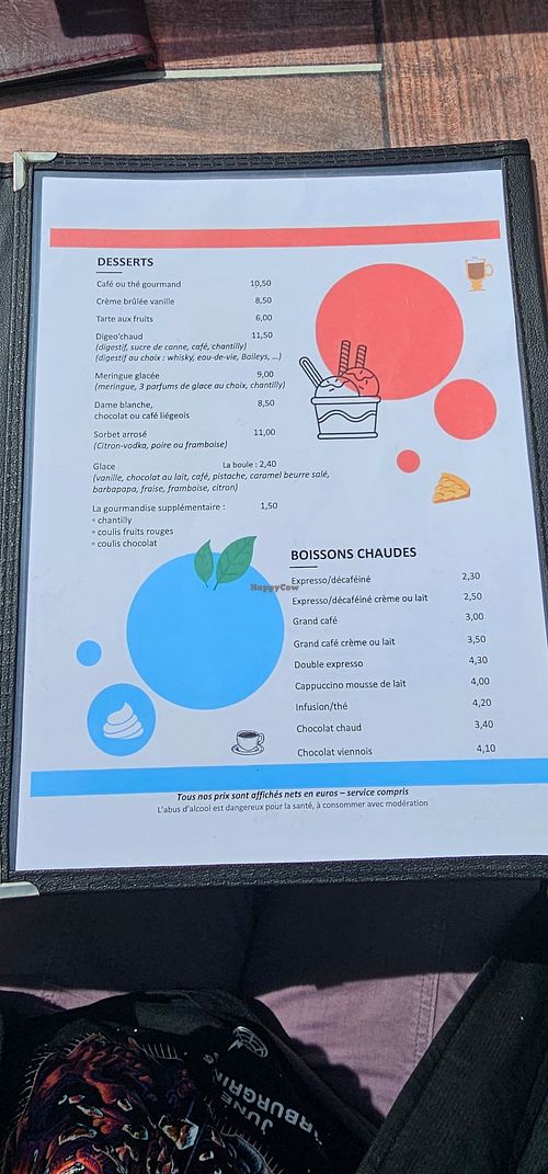 Desserts / Nachtisch at O'Grincheux in Ribeauville