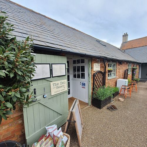 Main entrance at The Deli at Castle Ashby in Northampton