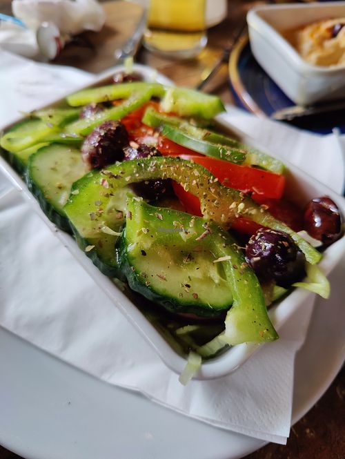 Side salad at Souvlike in Cheddar