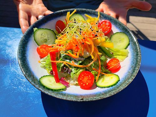 Summer Salad at Brasserie am See in Erlach