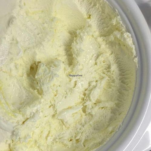 Lemon Meringue vegan ice cream at Babes Ice Cream in Milwaukee