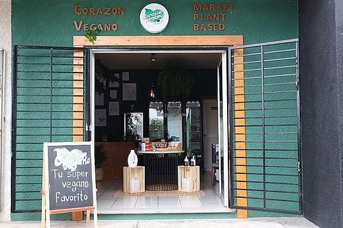   at Corazón Vegano Market in San Andres Cholula