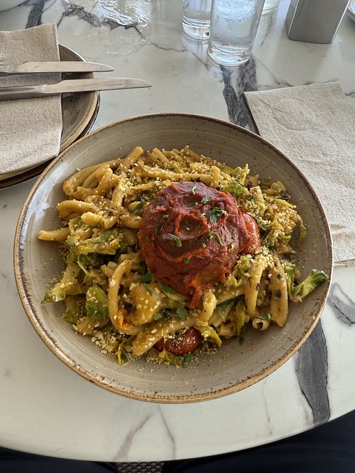 Forgot to mention, vegan Parmesan! That’s always a plus .  at Jay Luigi - Soho in Tampa