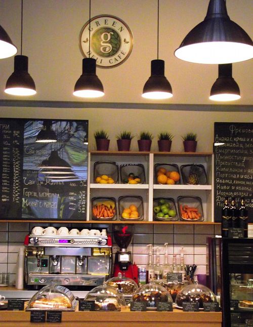 Interior at Green Deli Cafe - A. Stambolyiski in Sofia