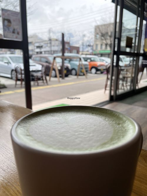 Matcha Latte  at Fujiya Diner - 藤屋食堂 in Hakuba