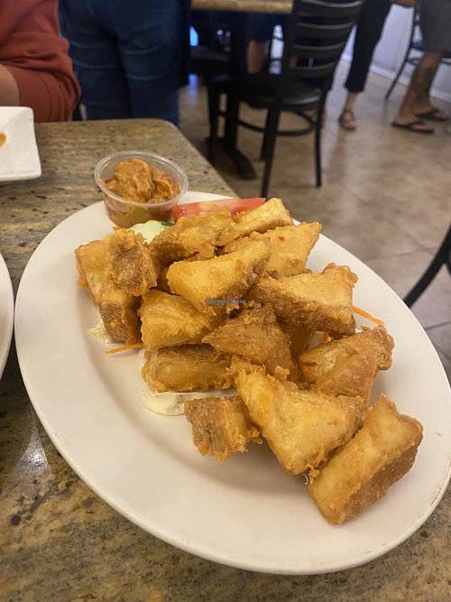 Tofu sateh  at Pad Thai in Honolulu