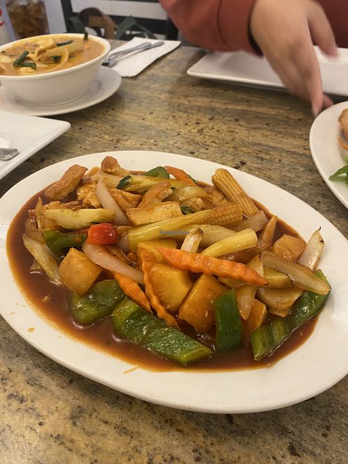 Sweet and sour stir fry (tofu)  at Pad Thai in Honolulu