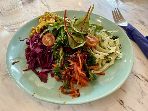 Salad plate  at Ella's Cafe Lounge in Paignton