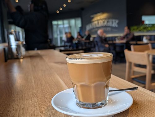 Oat flat white at Bootlegger - Preller Walk in Bloemfontein