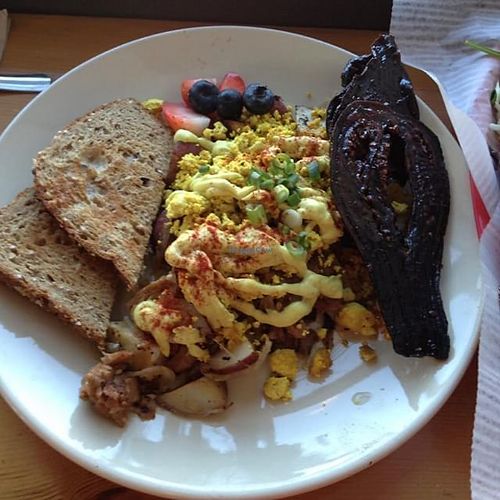 brunch hash at Pingala Cafe in Burlington