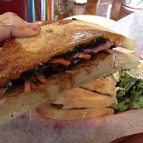 food truck reuben  at Pingala Cafe in Burlington