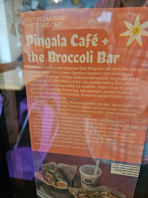 Hmm at Pingala Cafe in Burlington