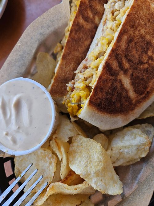 They are famous for the Crunchy wraps at Pingala Cafe in Burlington