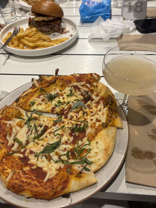 Vegan Margherita   at The Hill Bar & Kitchen in Gerringong