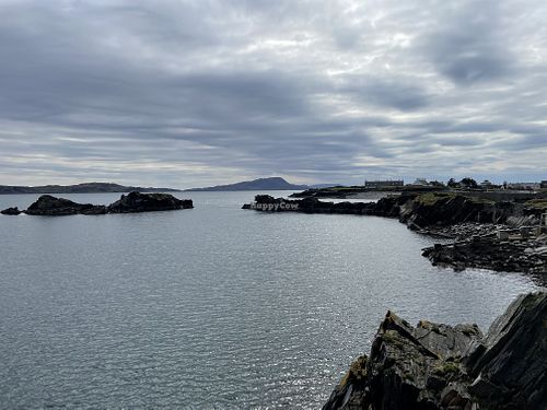 The view at the outside sitting area 🌊  at The Oyster Bar & Restaurant in Oban