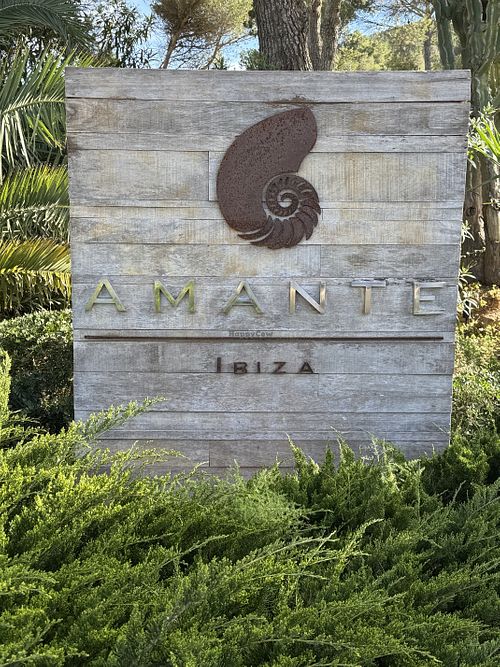 Stairs down starts from here  at Amante in Ibiza