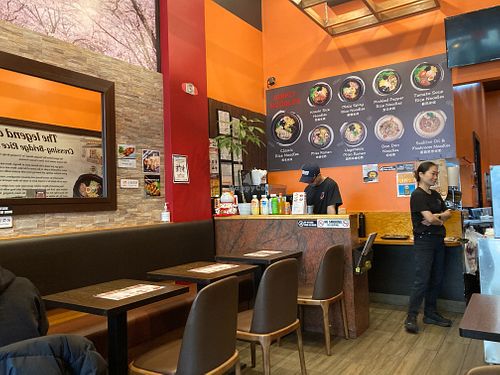 Inside at Simply Noodles in New York City
