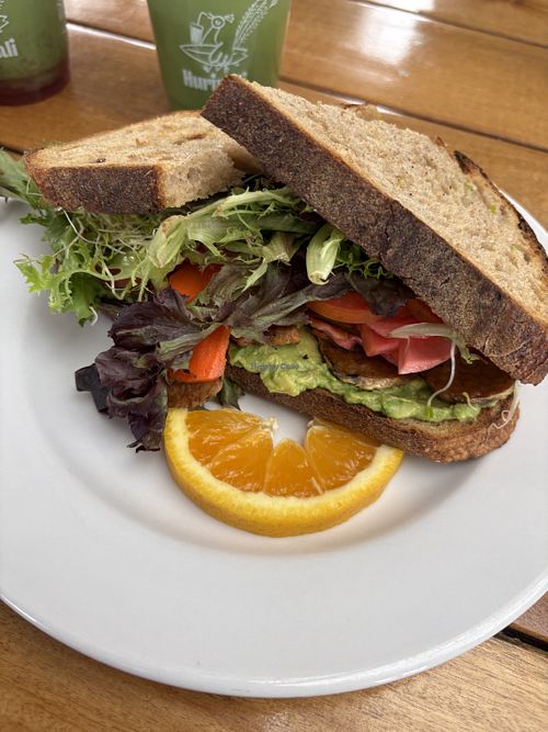 BLT made vegan yum  at Huriyali Riverland in Charleston