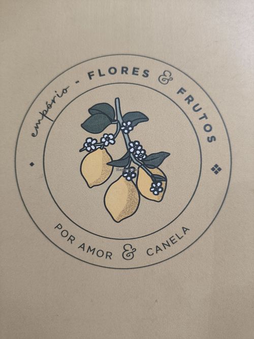 Logo at Empório Flores e Frutos in Joinville