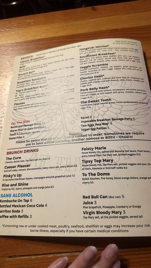 Brunch on weekends  at Top of Tacoma Bar and Cafe in Tacoma