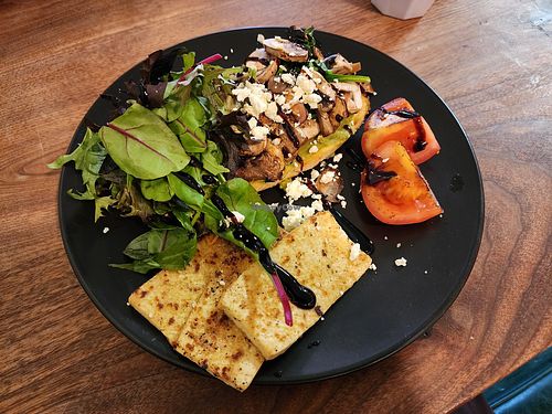 Mushroom toast at The Dingo Cafe in Lithgow