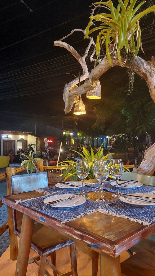 Outside at Cajoá Cozinha in Porto Seguro