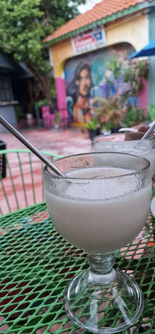 Horchata at Sabores De Mexico in Isla Mujeres